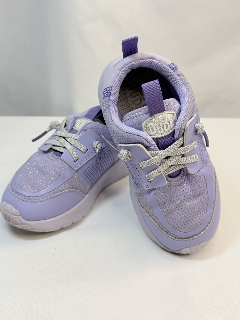 Hey Dude Kids Child Size 10 Sirocco Play Purple/Lavender Athletic Sneakers